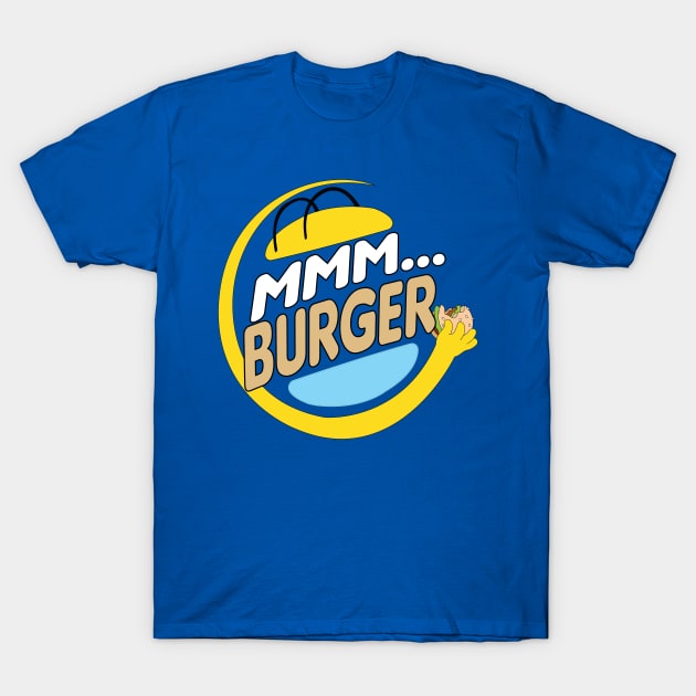 Mmm Burger T-Shirt by pixelcat